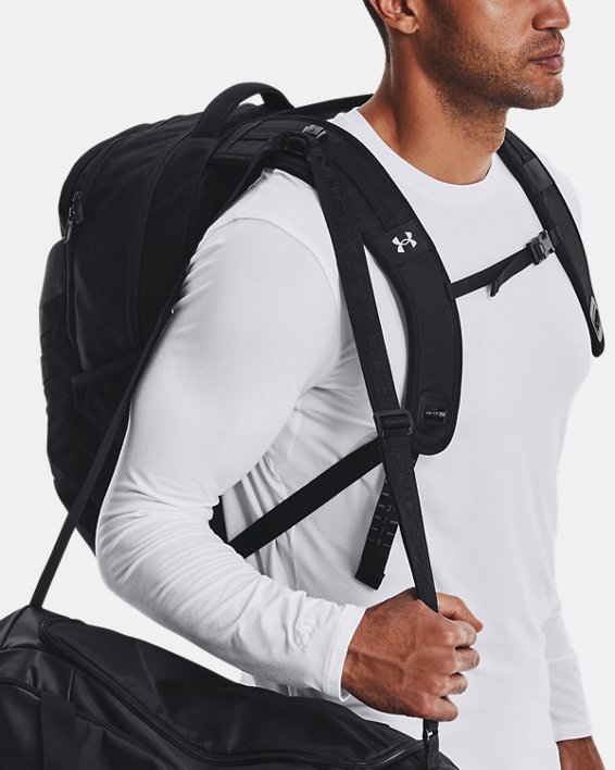 UA Hustle Pro Backpack, Black, pdpMainDesktop image number 6